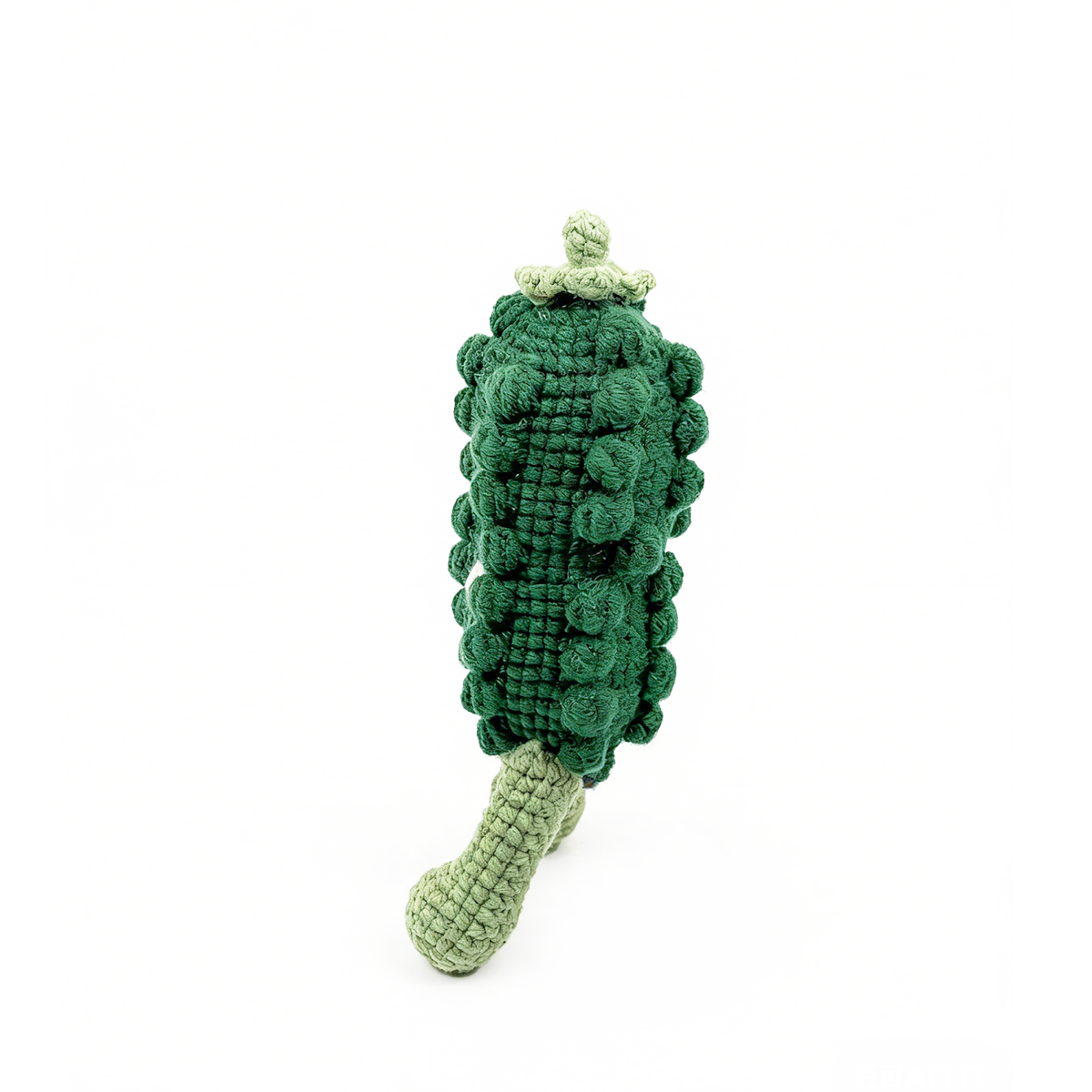 Funny Crochet Emotional Support Pickle - Quirky Amigurumi Desk Decor Gift