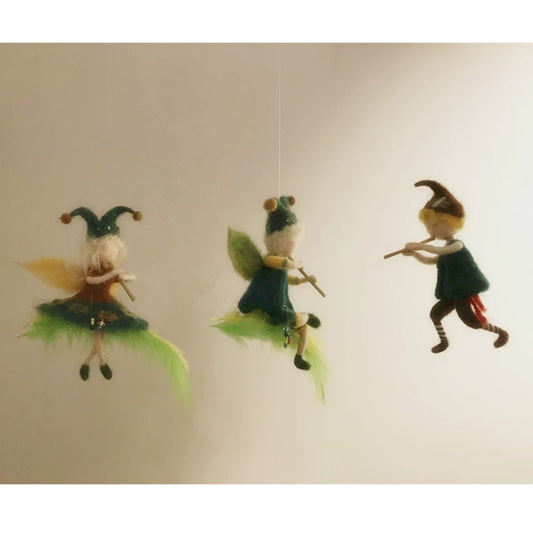 Boy with Flute Needle Felting Kit