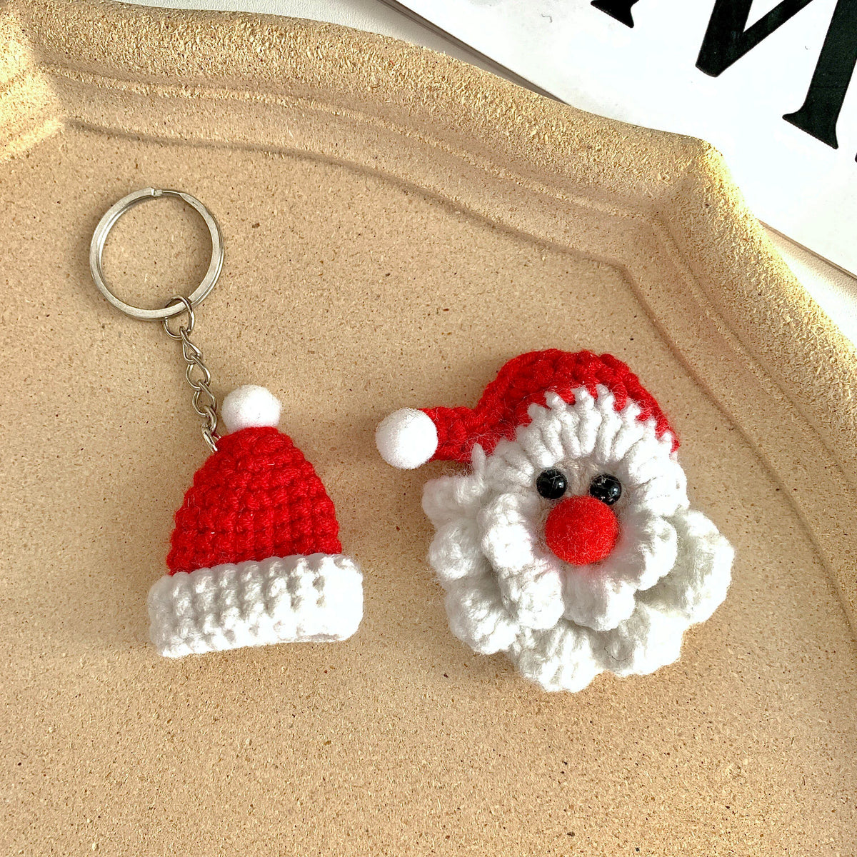 Christmas gift DIY knitting kit crochet pendant