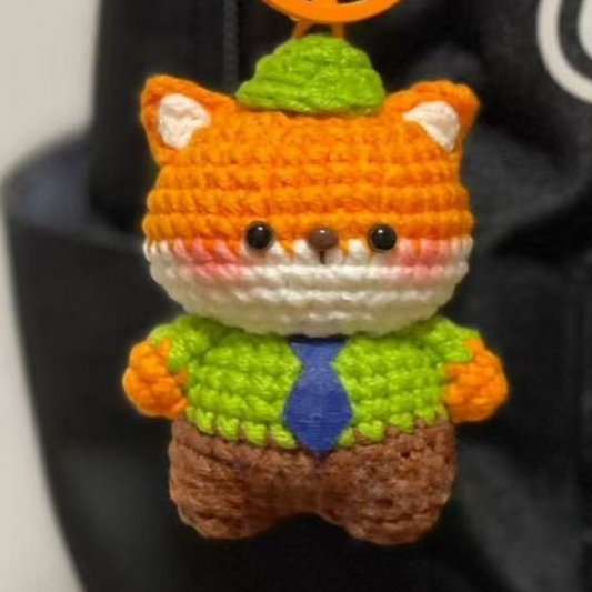 Handmade Crochet Animal Keychain