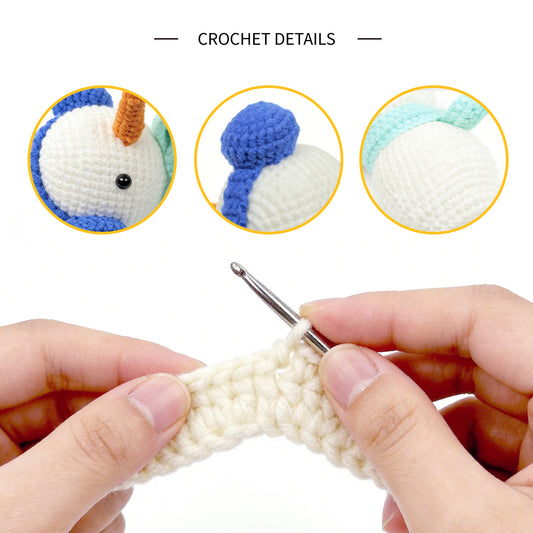 Handmade Crochet Snowman Plush - Cute Amigurumi Christmas Holiday Gift
