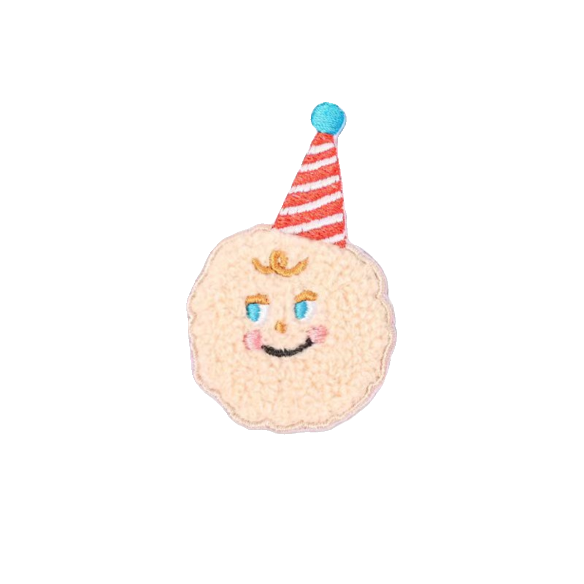 Plush Cookie Embroidery Patch