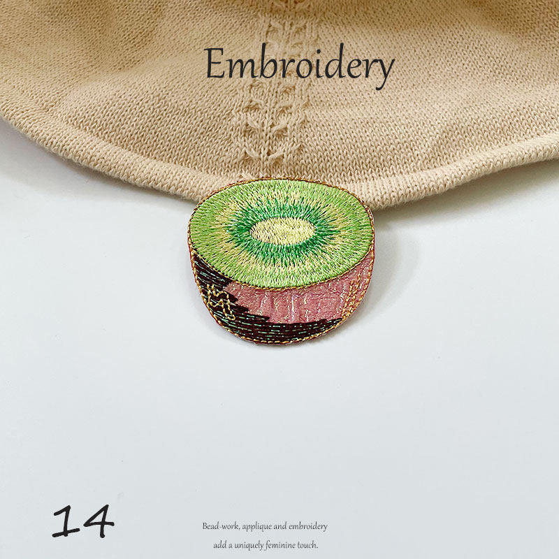 Fruit Series Embroidered Iron-on Patches