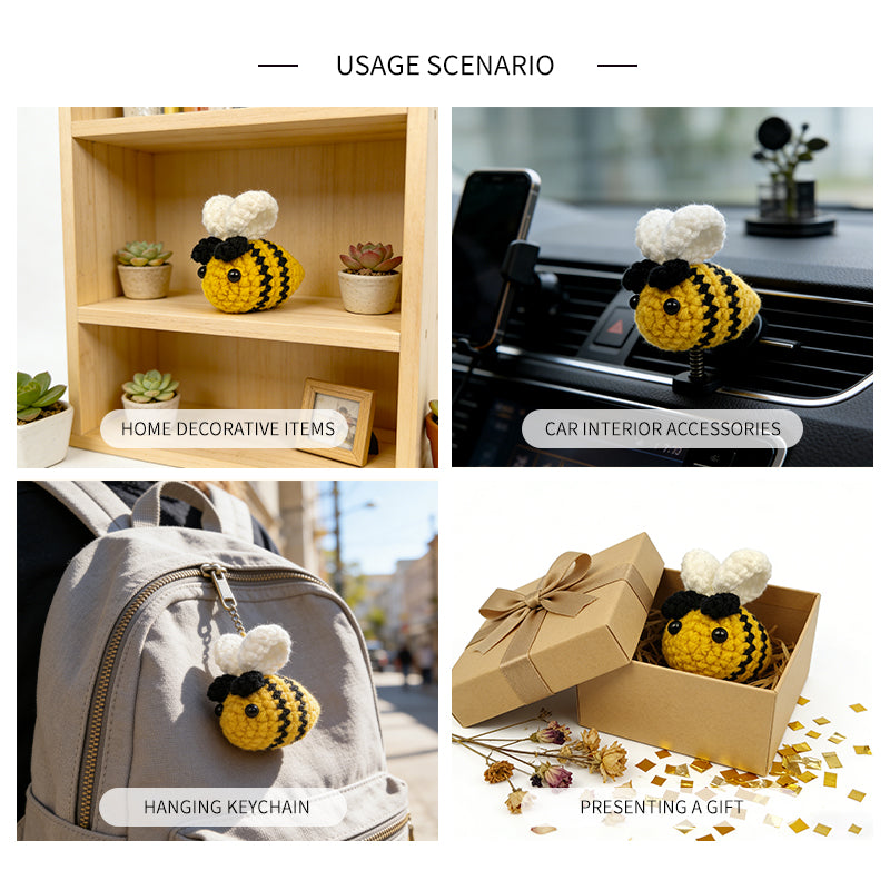 Crochet Bee Plush Toy