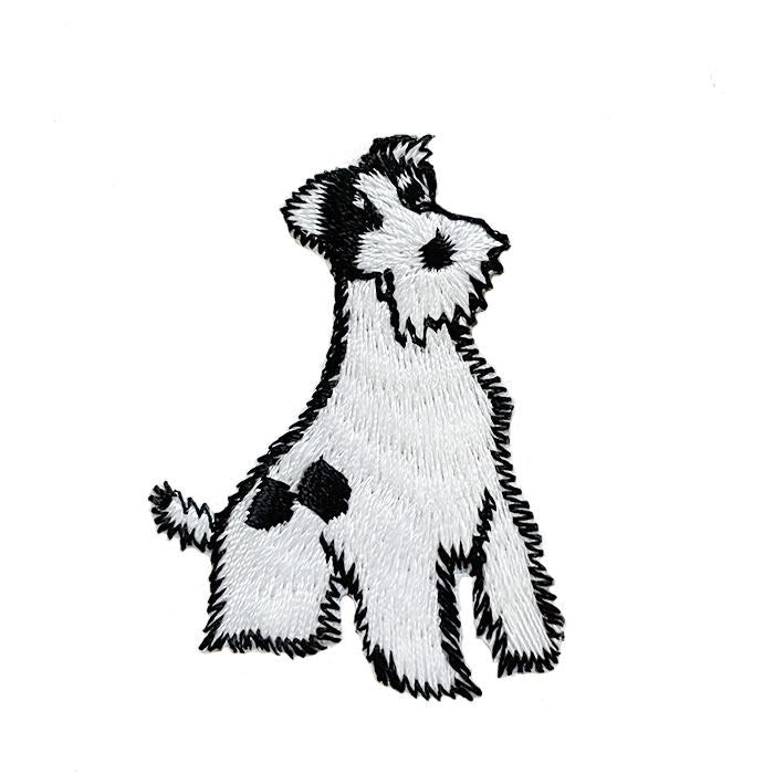 Cute Little Puppy Iron-on Patch — Animal Embroidery Appliqué