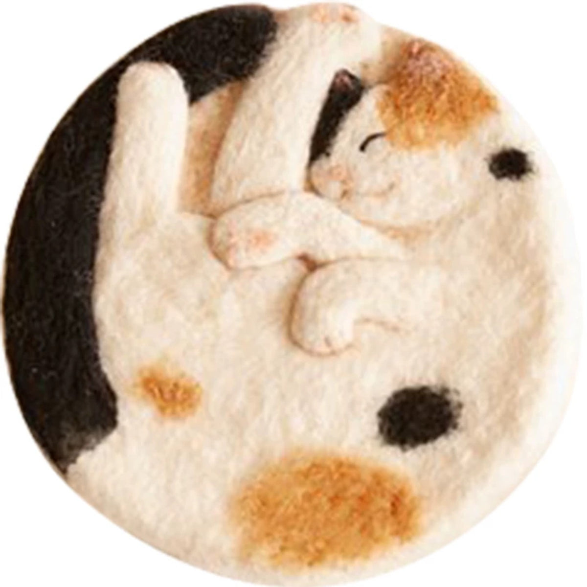 Sleeping Cat DIY Felt Coaster Kit