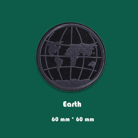 Black Shape Embroidery