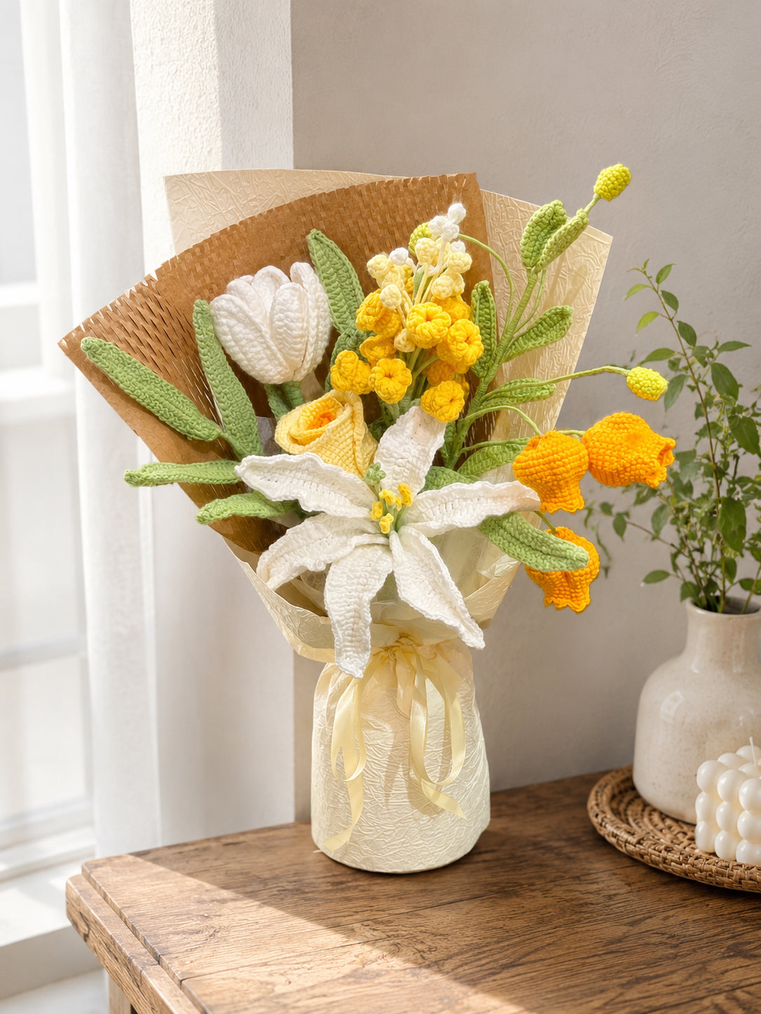 Crochet Lily Ranunculus Bouquet