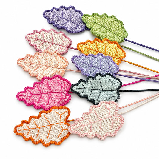 Handmade Crochet Mini Alocasia Leaf Stems