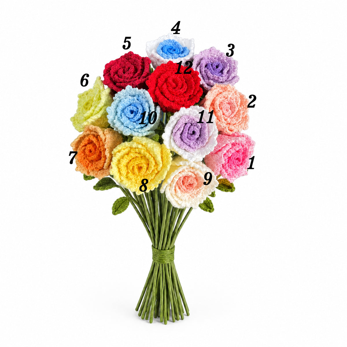 Handmade Crochet Elegant Rose