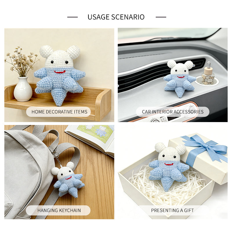 Handmade Crochet Sea Creature Plush Toy