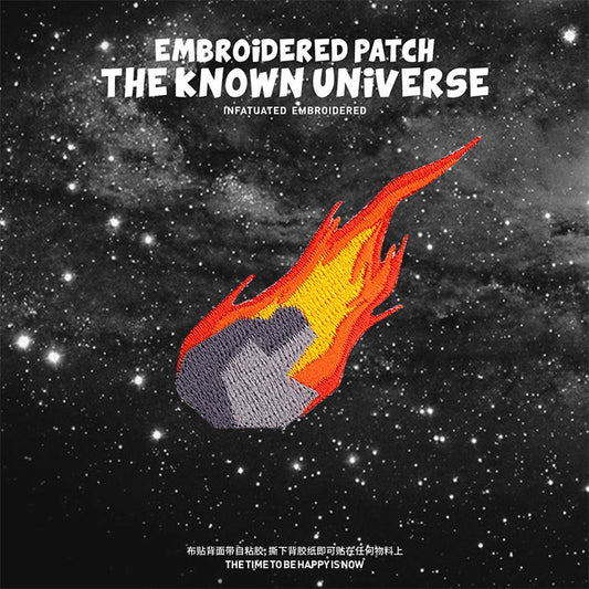 Planets, Universe, and Moon Embroidered Patches