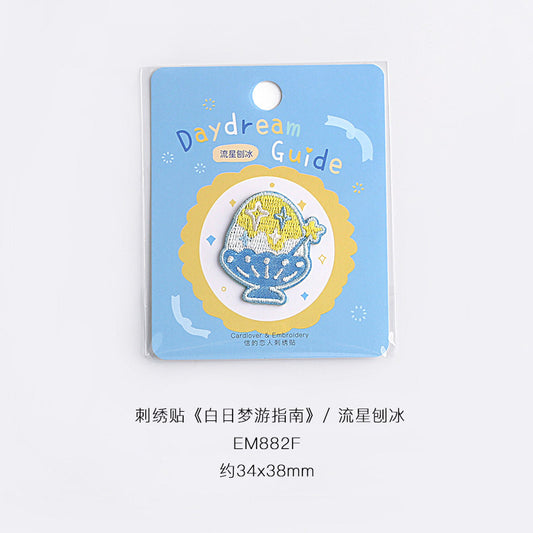 Heart-Shaped Cake Embroidery Patch