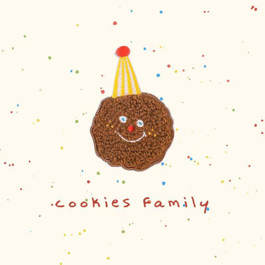 Plush Cookie Embroidery Patch