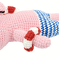 Handmade Crochet Pig Plush - Cute Amigurumi Stuffed Animal in Swimwear