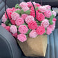 Handmade Floral Bouquet Crochet Blanket