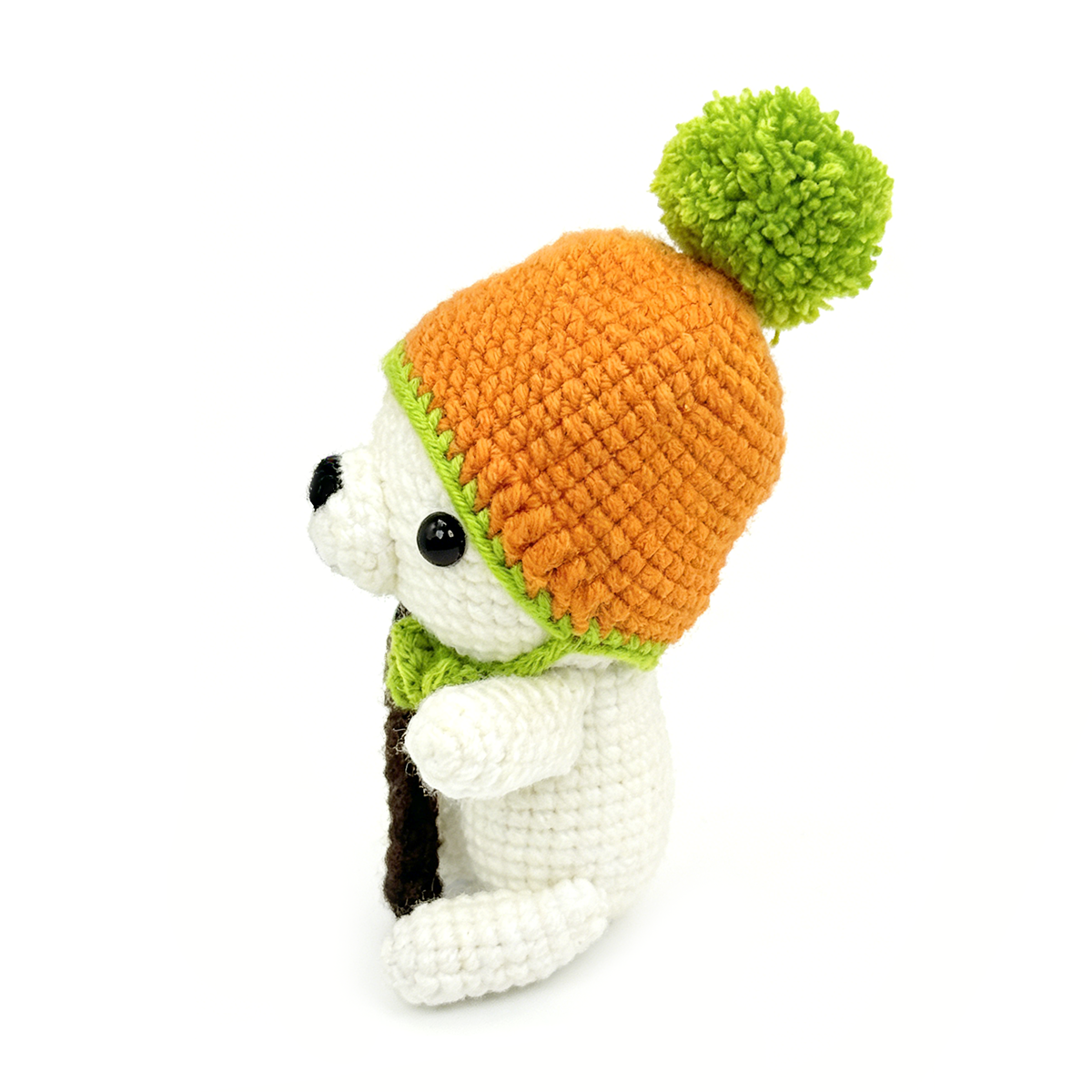 Handmade Crochet Polar Bear Set - Cute Amigurumi Mother and Baby Nursery Decor