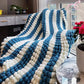 Cozy Plush Yarn Cocoon Throw for Sleep, Relaxation & Gift