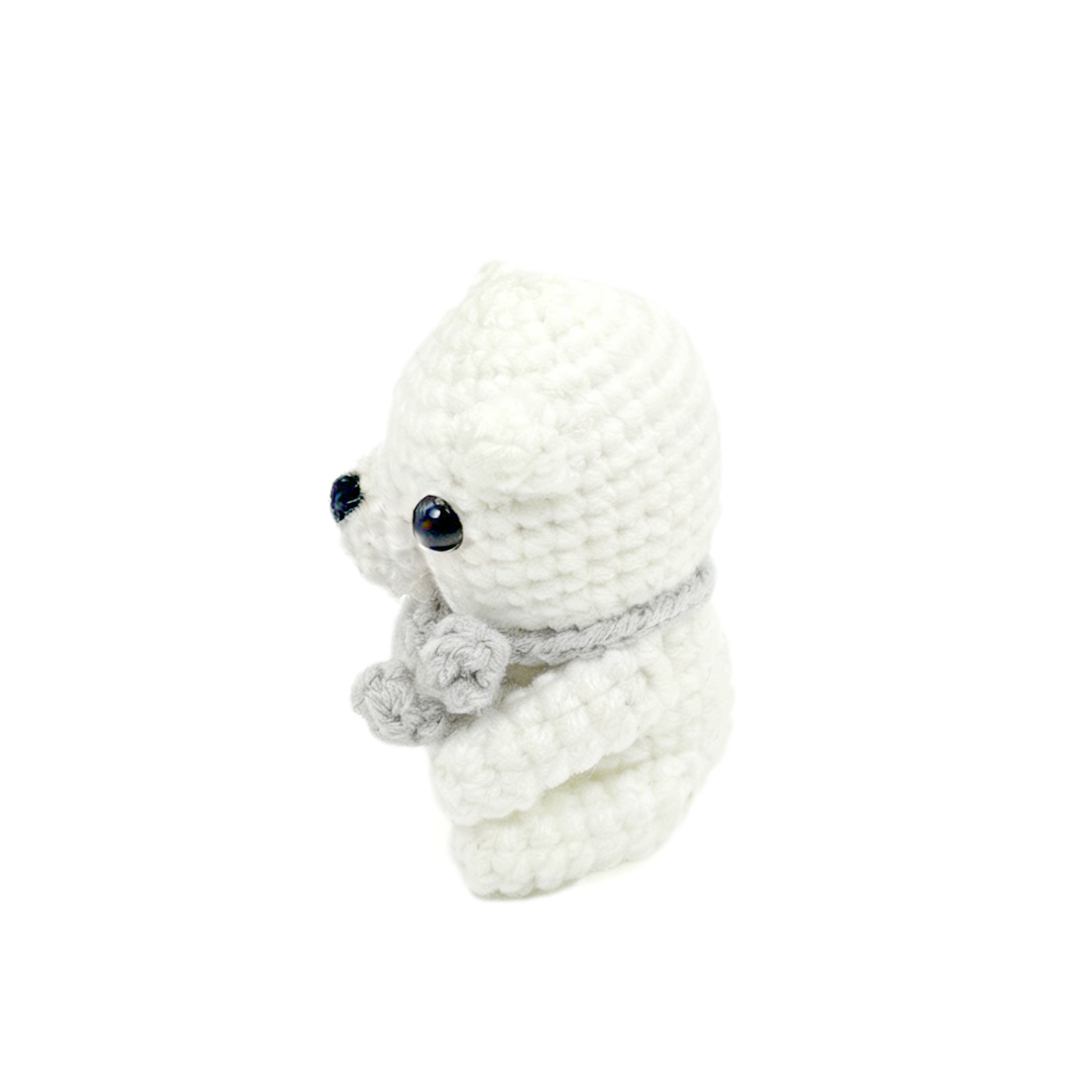 Handmade Crochet Polar Bear Set - Cute Amigurumi Mother and Baby Nursery Decor