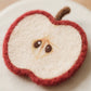 Cute Apple Felt Coaster Kit