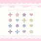 Heart & Star Embroidered Patch