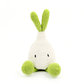 Funny Crochet Garlic Bulb Plush - Kawaii Amigurumi Vegetable Doll