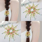 DIY Craft Kit for Hand-knitted Hair Accessories: Wisteria and Crape Myrtle Hair Ties