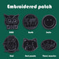 Black Shape Embroidery