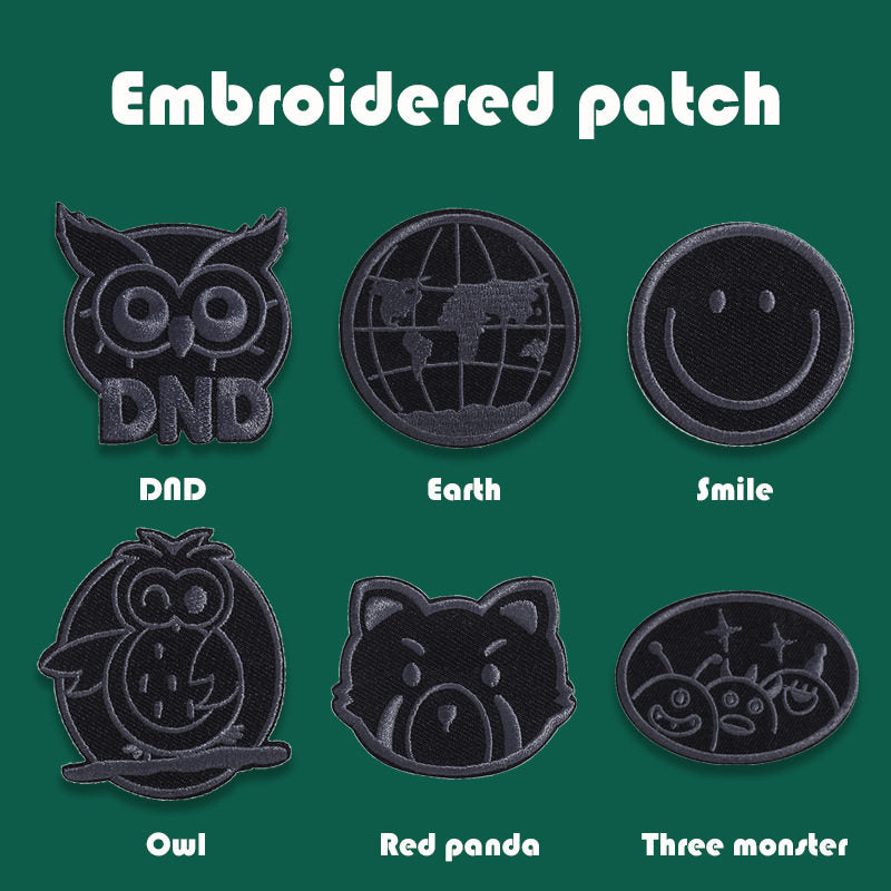 Black Shape Embroidery