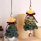 DIY Christmas tree and car ornament crocheting kit, handmade Christmas decorations and gifts