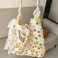 Hand-Knitted Wool Bag DIY Kit — Xuefeier Floral Shoulder Bag (Crochet Materials Pack) — A Perfect Gift