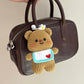 DIY Bear Doll Keychain Crochet Kit - Couple Pendant - Custom Gift