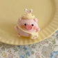 Spring Outing Pig Knitting DIY Material Kit, Handmade Yarn Crochet, Cute Little Pig Pendant Keychain, Girlfriend Gift