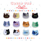Cute Little Kitten Head Embroidery Patch