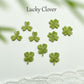 Fresh Four-Leaf & Three-Leaf Clover Embroidery Patch