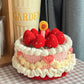 DIY Strawberry Cake Storage Box - Crochet Kit for Handmade Birthday and Valentine's Day Gifts
