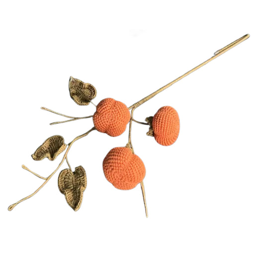 Handmade Crochet Berry Branch