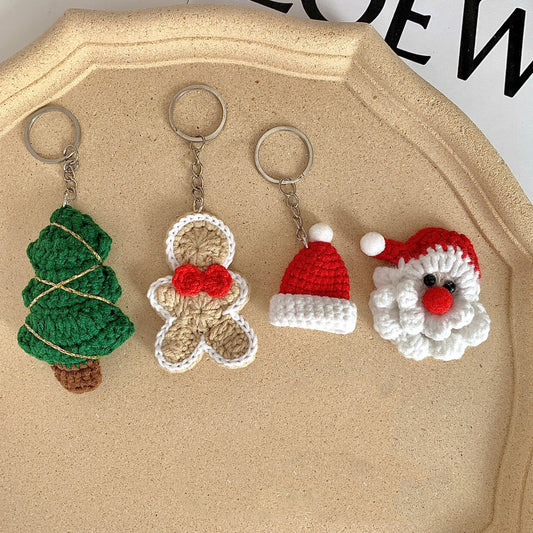 Christmas gift DIY knitting kit crochet pendant