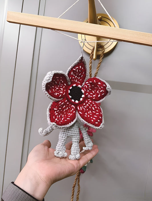 Dada Carnivorous Flower Yarn DIY Crochet Kit - Ornaments, Handmade Gifts, Time-Killing and Entertainment