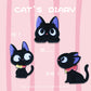 Black Cat Embroidery Patch