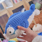 Cute handmade salted fish stick crochet kit, DIY crocheting gift, yarn hand-knitting.