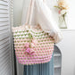 Large Gradient Tulip Handbag DIY Crochet Kit Gift