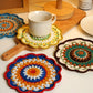 DIY Mandala Insulated Coaster Crochet Kit for Beginners - Finished Placemat