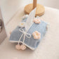 Puff Flower Strawberry Lily of the Valley Tissue Box Knitting DIY Material Kit Yarn Crochet Hook Tissue Box