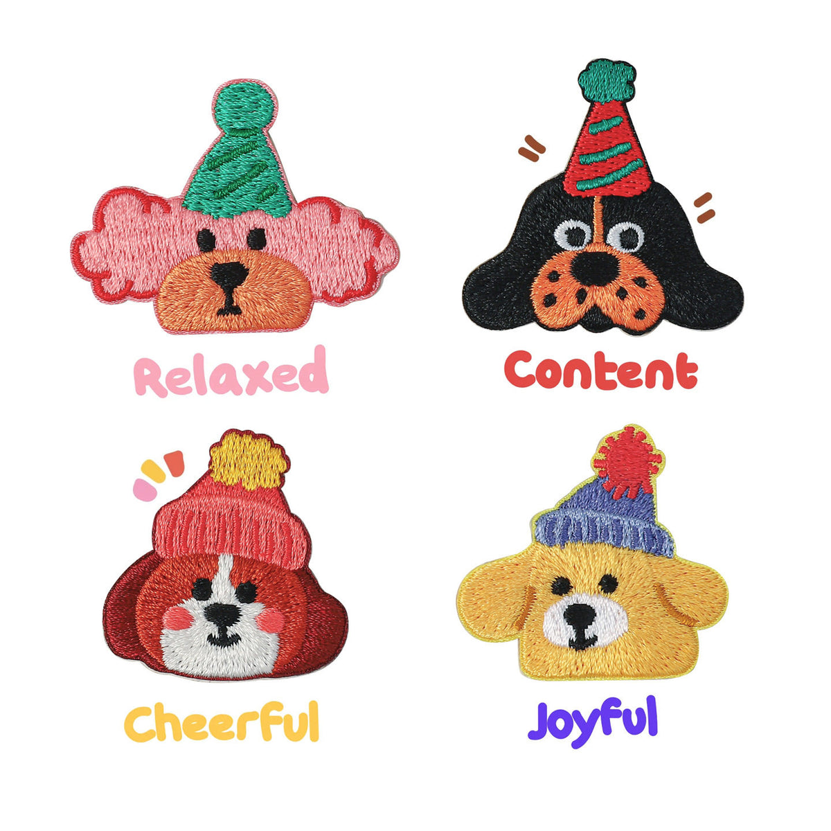 Cartoon Dog Embroidery Patch