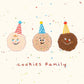 Plush Cookie Embroidery Patch