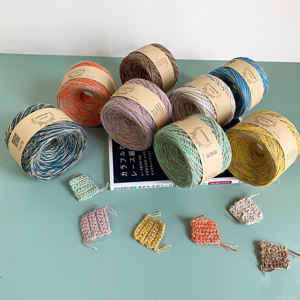 Blended Cotton-Linen Yarn for Crochet Bags