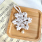 Snowflake pendant DIY yarn knitting kit crochet gift