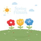 Three Little Flowers Embroidery Patch