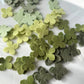 Wool Felt Hydrangea & Green Leaf Craft Set